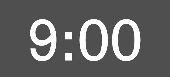 9:00